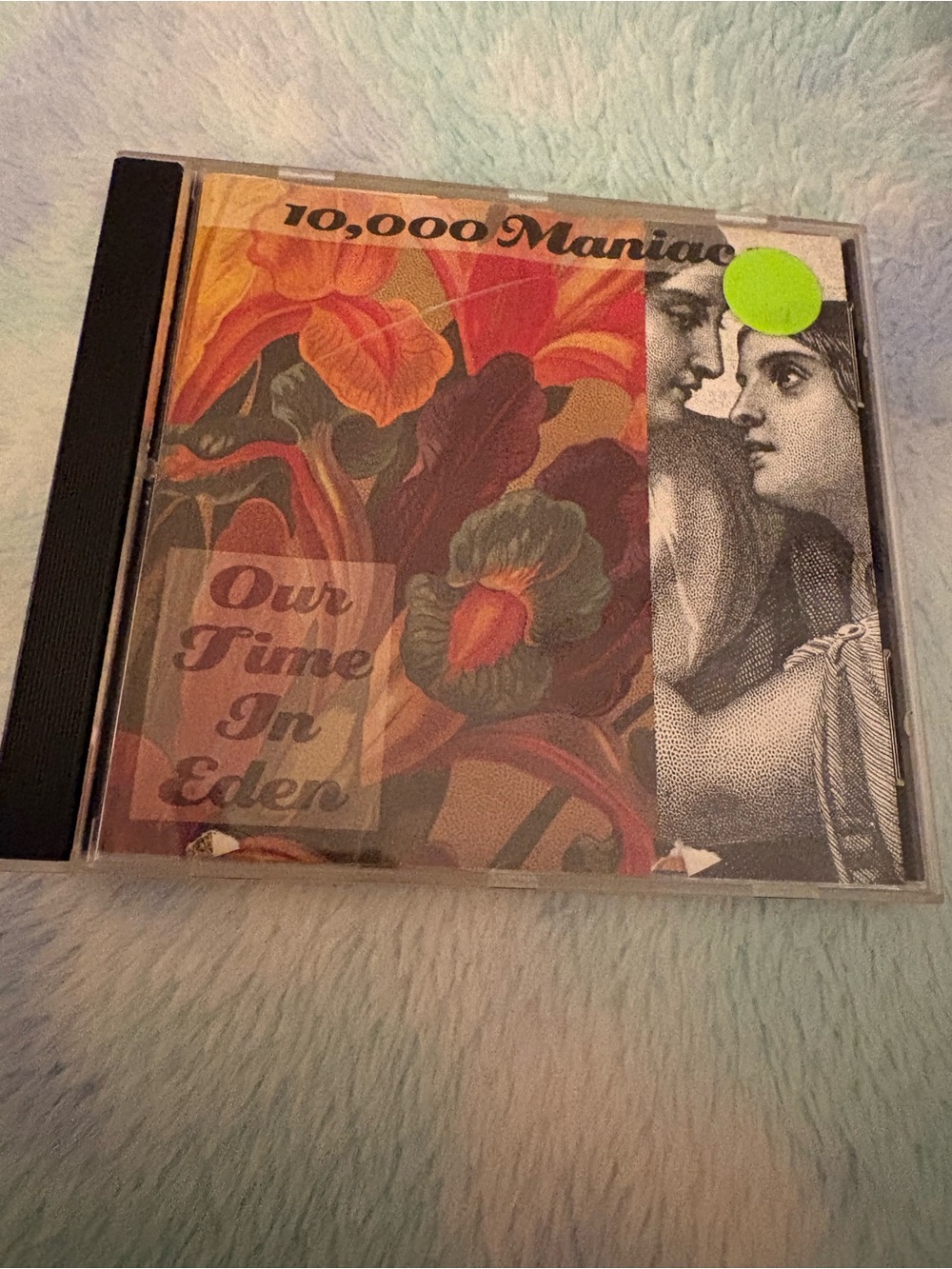 10,000 Maniacs "Our Time in Eden" CD - Floral Cover with Illustration